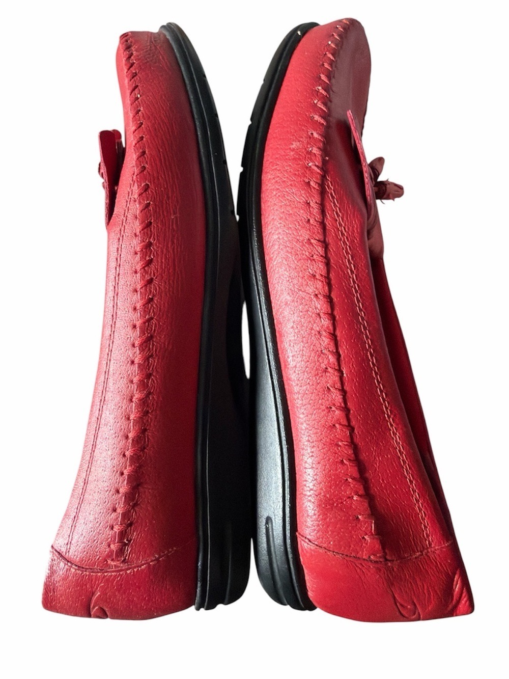 Dr. Scholl's Red Tassel Moccasin Loafer - Picture 7 of 9